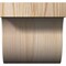 Ekena Millwork Del Monte Rough Sawn Corbel, Douglas Fir, 6"W x 6"D x 6"H COR06X06X06DEL00RDF - alternate 3